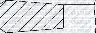 YENMAK 91-09689-040 Segman 0.40 (93.00mm) Ducato Master 2.5  ####